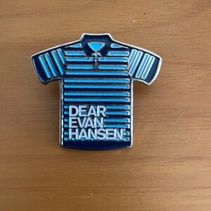 Dear Evan Hansen Blue Striped Pin